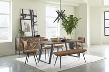 Load image into Gallery viewer, Misty Padded Side Chairs Camel and Black (Set of 2)