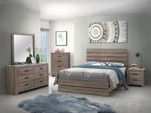 Load image into Gallery viewer, Brantford Eastern King &amp; Queen Panel Bed Barrel Oak