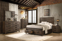 Load image into Gallery viewer, Woodmont 2-drawer Nightstand Rustic Golden Brown