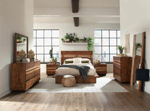 Load image into Gallery viewer, Winslow Storage Eastern King Bed Smokey Walnut and Coffee Bean