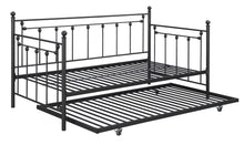 Load image into Gallery viewer, Nocus Spindle Metal Twin Daybed with Trundle