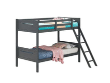 Load image into Gallery viewer, Littleton Twin Over Twin Bunk Bed Grey