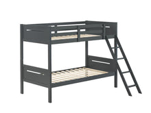 Load image into Gallery viewer, Littleton Twin Over Twin Bunk Bed Grey