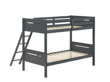 Load image into Gallery viewer, Littleton Twin Over Twin Bunk Bed Grey