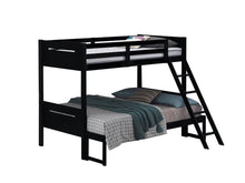 Load image into Gallery viewer, Littleton Twin Over Full Bunk Bed Black