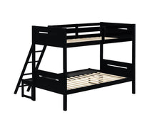 Load image into Gallery viewer, Littleton Twin Over Full Bunk Bed Black