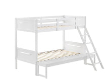 Load image into Gallery viewer, Littleton Twin Over Full Bunk Bed White