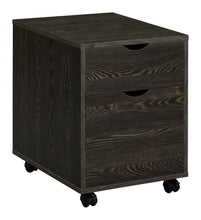 Load image into Gallery viewer, Noorvik 2-drawer Mobile File Cabinet Dark Oak