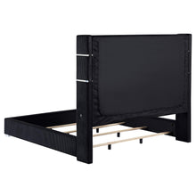Load image into Gallery viewer, Tisdall California King, E.King &amp; Queen Bed Grey, Black &amp; Queen