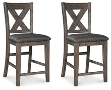 Load image into Gallery viewer, Caitbrook Counter Height Upholstered Bar Stool