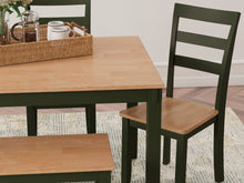 Load image into Gallery viewer, Gesthaven Dining Table with 4 Chairs and Bench (Set of 6)