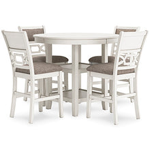 Load image into Gallery viewer, Erinberg Counter Height Dining Table and 4 Barstools (Set of 5)