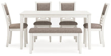 Load image into Gallery viewer, Erinberg Dining Table and 4 Chairs and Bench (Set of 6)