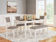 Load image into Gallery viewer, Erinberg Dining Table and 4 Chairs and Bench (Set of 6)