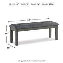 Load image into Gallery viewer, Hallanden 50" Dining Bench