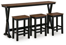 Load image into Gallery viewer, Wildenauer Counter Height Dining Table and 3 Barstools Set