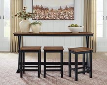 Load image into Gallery viewer, Wildenauer Counter Height Dining Table and 3 Barstools Set