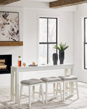 Load image into Gallery viewer, Robbinsdale Counter Height Dining Table and 3 Barstools Set
