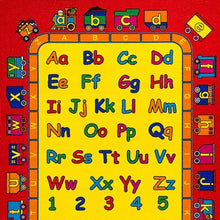 Load image into Gallery viewer, ABBEY Red &amp; Multi 5' X 8' Area Rug