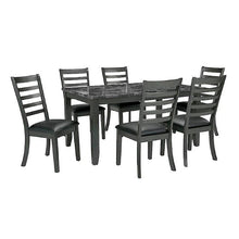 Load image into Gallery viewer, Adia 7 Pc Dinning Table Set Grey &amp; Brown