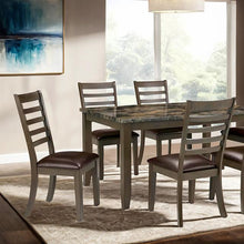 Load image into Gallery viewer, Adia 7 Pc Dinning Table Set Grey &amp; Brown