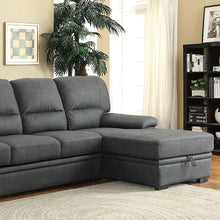 Load image into Gallery viewer, ALCESTER Brown &amp; Gray Sectional w/ Sleeper, Ash