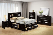 Load image into Gallery viewer, Zosimo Bed Black, Chrome, &amp; Grey