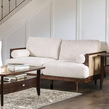 Load image into Gallery viewer, ALESUND Loveseat, Beige/Light Oak, Natural &amp; Brown