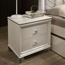 Load image into Gallery viewer, ALLIE Night Stand Beige &amp; Rose Gold
