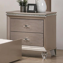 Load image into Gallery viewer, ALLIE Night Stand Beige &amp; Rose Gold