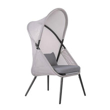 Load image into Gallery viewer, Alverta Foldable Chair Grey &amp; Black (2/Ctn)