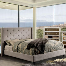 Load image into Gallery viewer, Anabelle E.King Bed Purple &amp; Natural