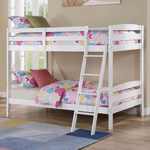 Load image into Gallery viewer, Candice Twin/Twin Bunk Bed White &amp; Gray