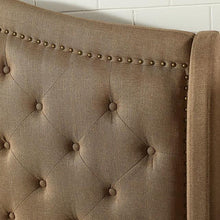 Load image into Gallery viewer, Carly Cal.King, E.King, Full, &amp; Queen Bed Grey &amp; Brown