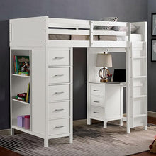 Load image into Gallery viewer, CASSIDY Twin Loft Bed w/ Drawers