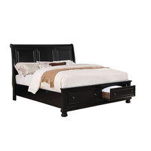 Load image into Gallery viewer, Castor Bed Black, Chrome, &amp; White