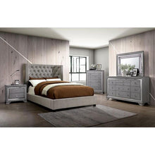 Load image into Gallery viewer, Cayla Bed Silver &amp; Grey