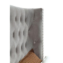 Load image into Gallery viewer, Cayla Bed Silver &amp; Grey