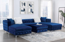 Load image into Gallery viewer, CIABATTONI Ottoman, Navy