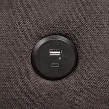 Load image into Gallery viewer, Aristide Futon Sofa Grey &amp; Brown