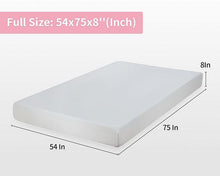 Load image into Gallery viewer, Artemisia 8" Memory Foam Mattress White