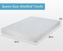 Load image into Gallery viewer, Artemisia 8&quot; Memory Foam Mattress White