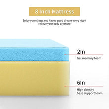 Load image into Gallery viewer, Artemisia 8&quot; Memory Foam Mattress
