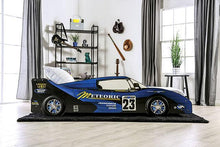 Load image into Gallery viewer, DUSTRACK Twin Bed, Blue &amp; Red