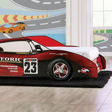 Load image into Gallery viewer, DUSTRACK Twin Bed, Blue &amp; Red