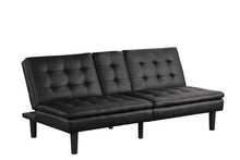 Load image into Gallery viewer, Eidsberg Futon Sofa Bed Orange, Grey, Brown, &amp; Black