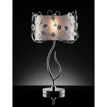 Load image into Gallery viewer, Elva Silver/Chrome Table Lamp, Double Shade