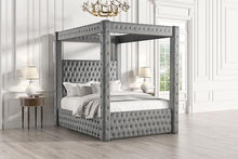 Load image into Gallery viewer, Etherea Bed Gray &amp; Black