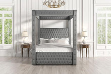 Load image into Gallery viewer, Etherea Bed Gray &amp; Black