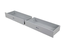 Load image into Gallery viewer, Emilee Twin/Full Bunk Bed White, Grey, Espresso, &amp; Black